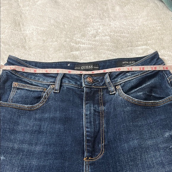GUESS High Rise Distressed Blue Jeans - Picture 9 of 9